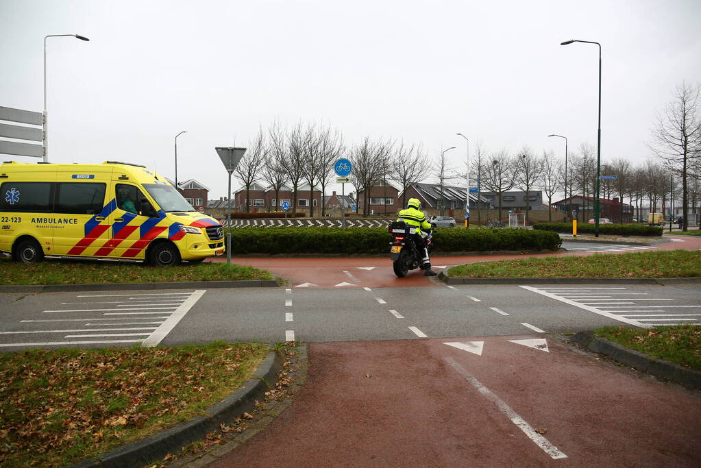 Fietser gewond bij aanrijding met auto