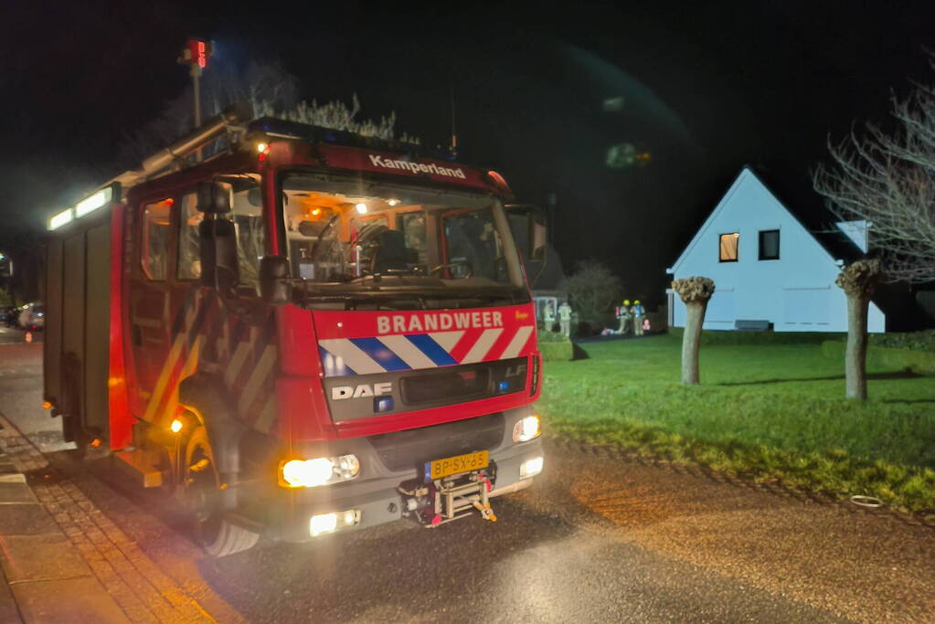 Brand in woning snel geblust