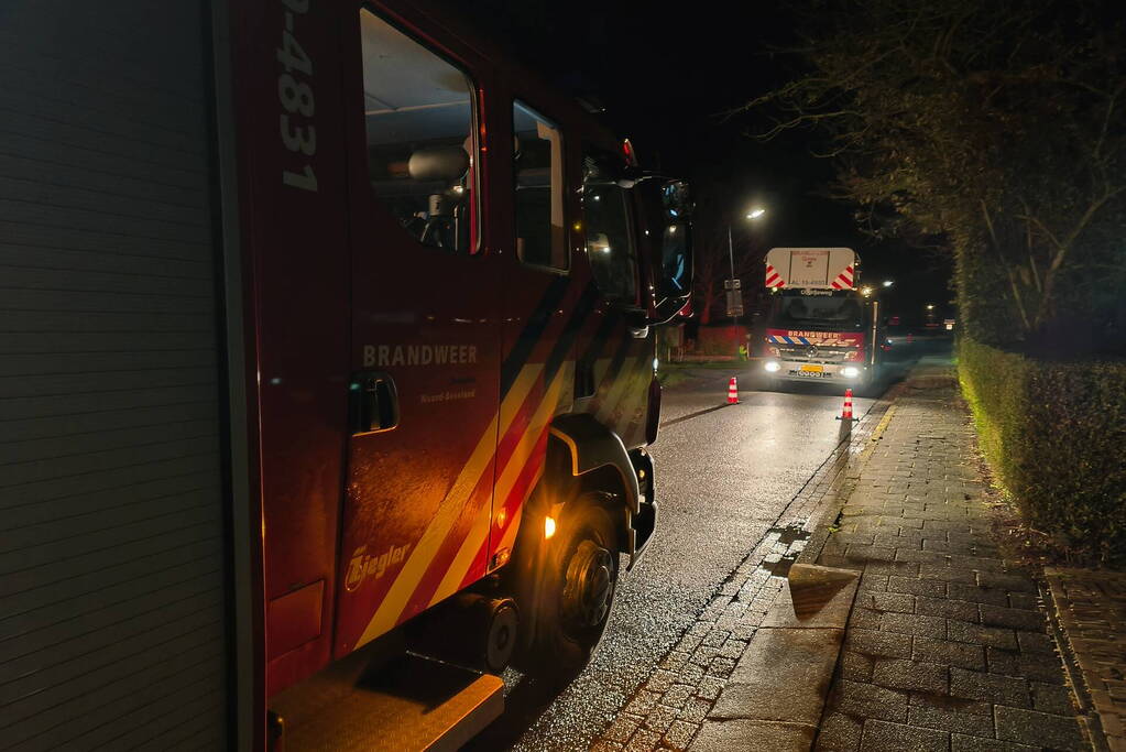 Brand in woning snel geblust