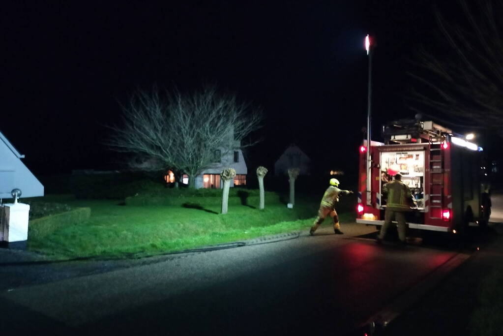 Brand in woning snel geblust