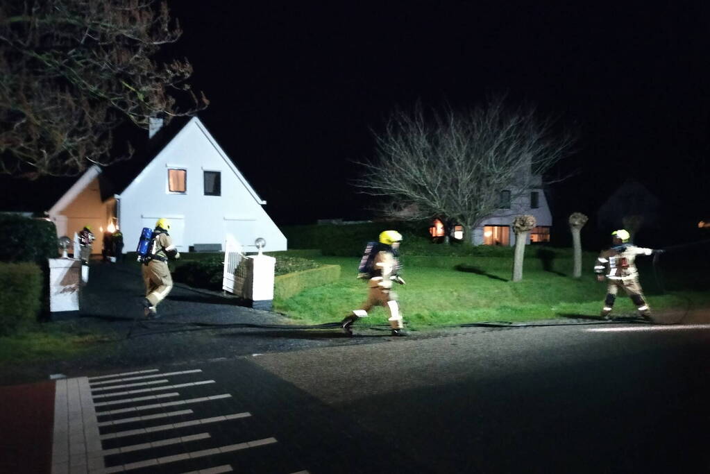 Brand in woning snel geblust