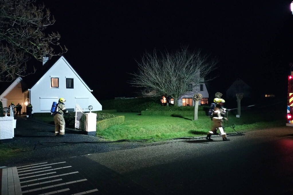 Brand in woning snel geblust