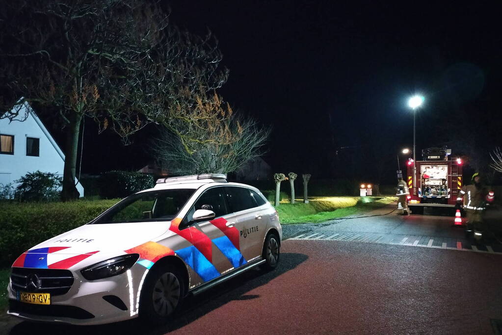 Brand in woning snel geblust