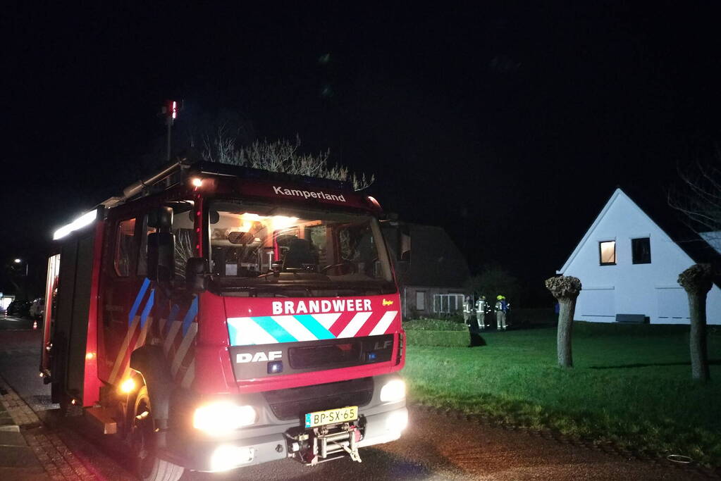 Brand in woning snel geblust