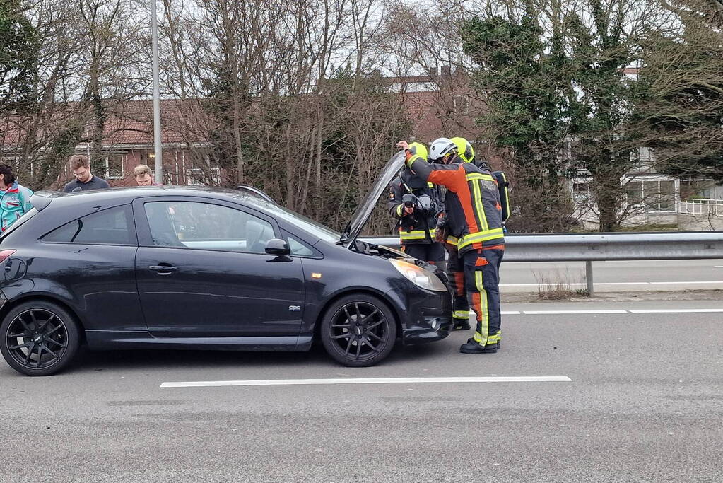 Veel schade bij kop-staartbotsing
