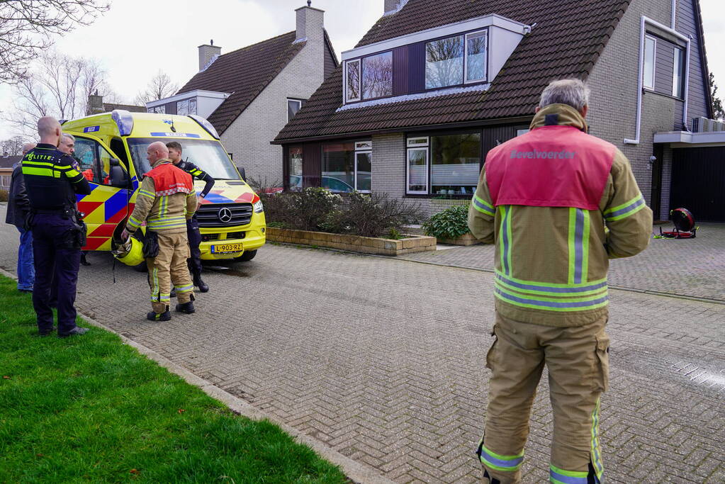 Bewoner ademt rook in bij brand in meterkast