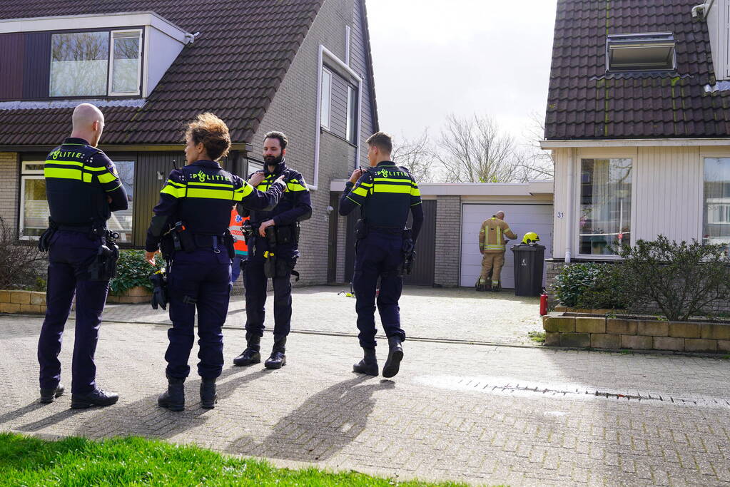 Bewoner ademt rook in bij brand in meterkast