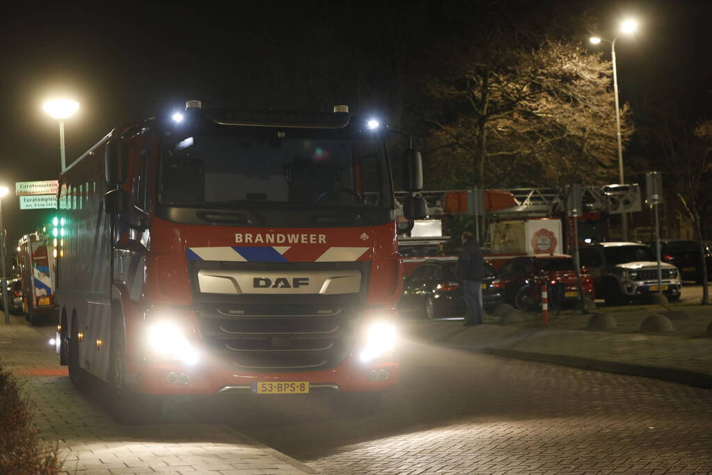 Brand in flatgebouw snel onder controle