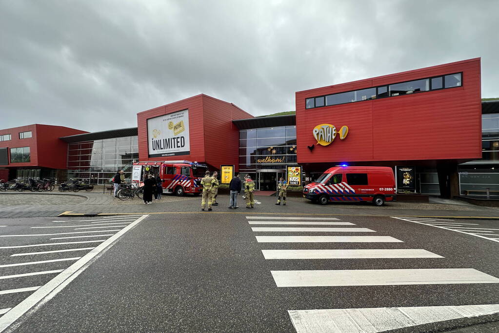 Brandweerthema bij kleuterbioscoop