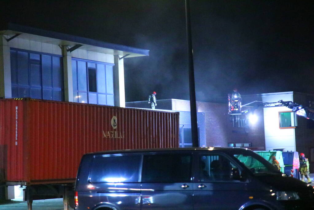 Grote brand in industriepand