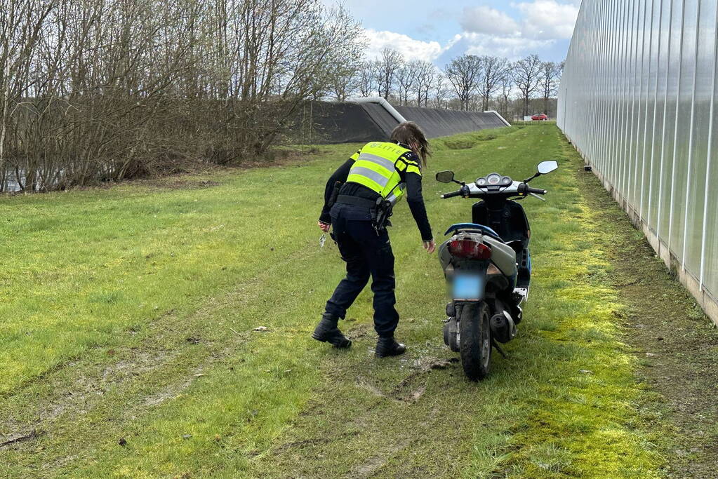 Scooterrijder opgepakt na achtervolging
