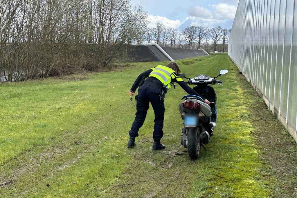 Scooterrijder opgepakt na achtervolging
