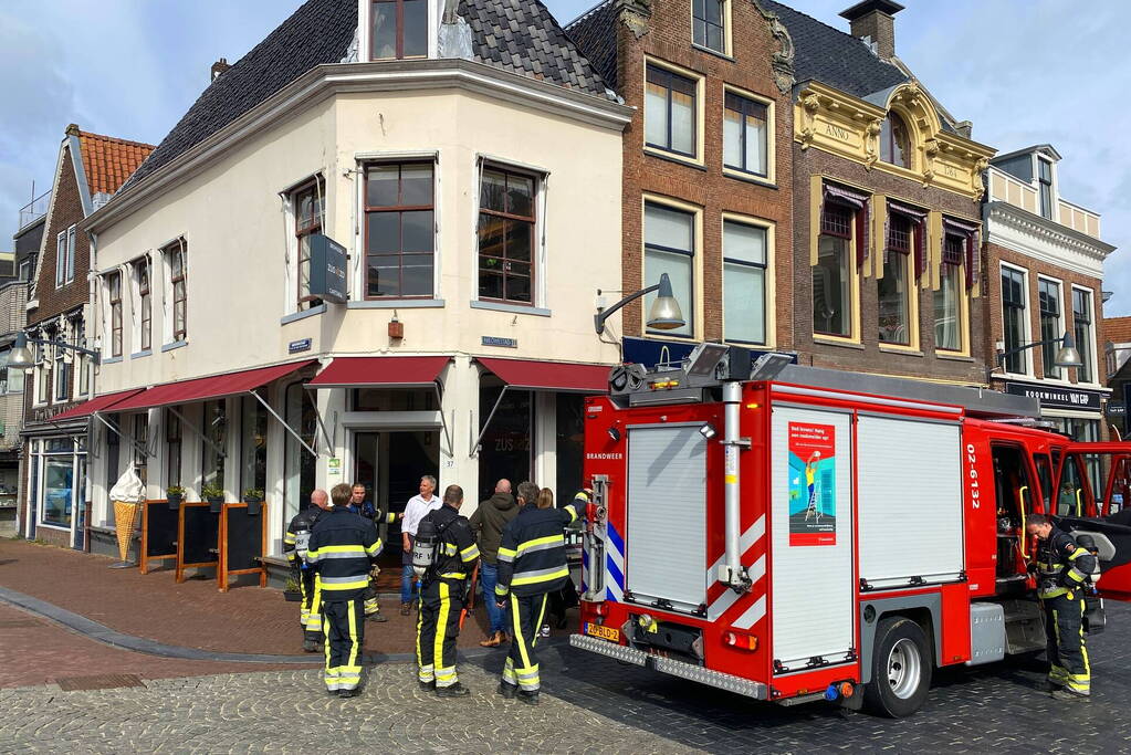 Brand in cafetaria