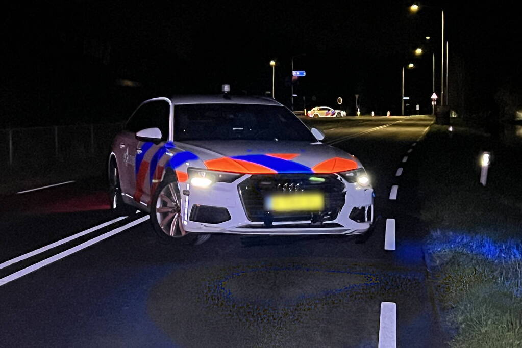 Achtervolging eindigt met botsing