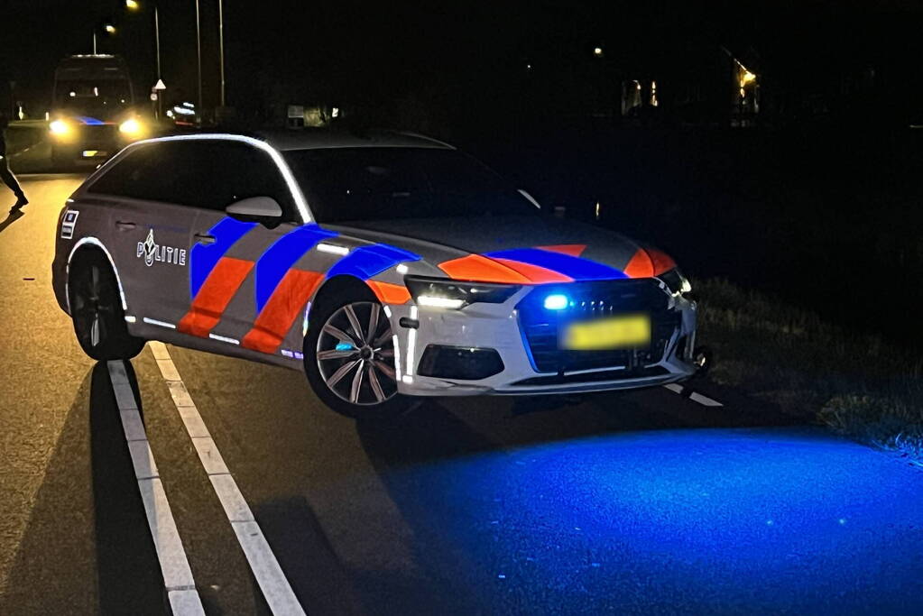 Achtervolging eindigt met botsing