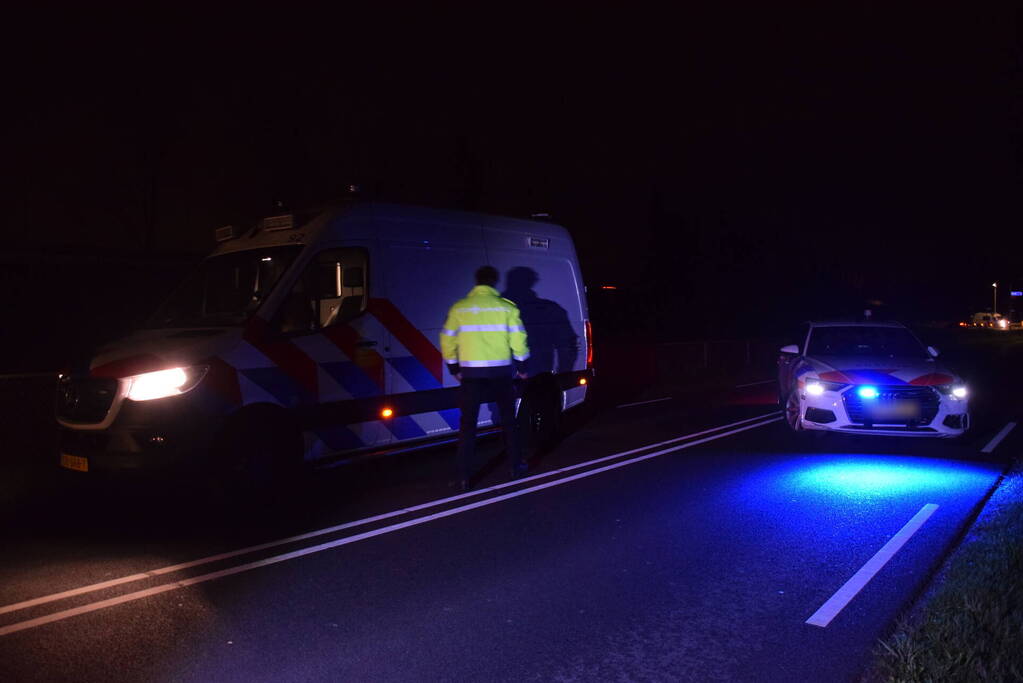 Achtervolging eindigt met botsing