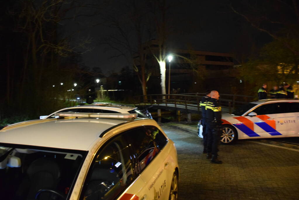 Achtervolging eindigt met botsing