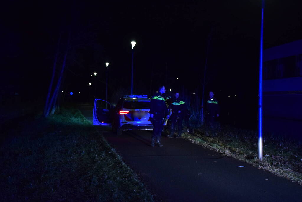 Achtervolging eindigt met botsing