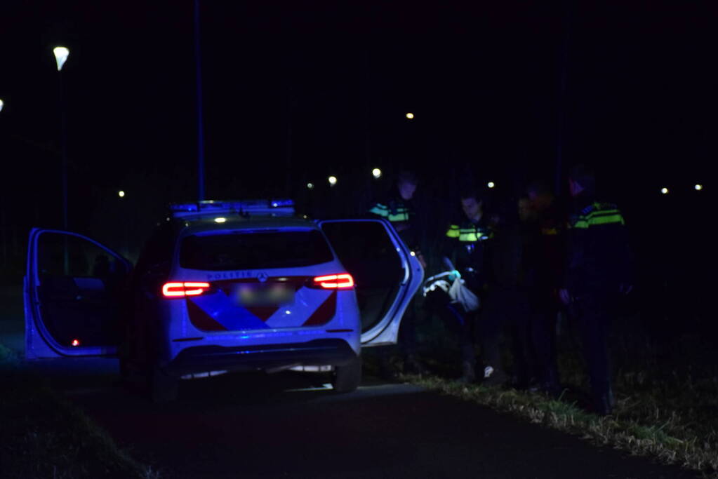 Achtervolging eindigt met botsing