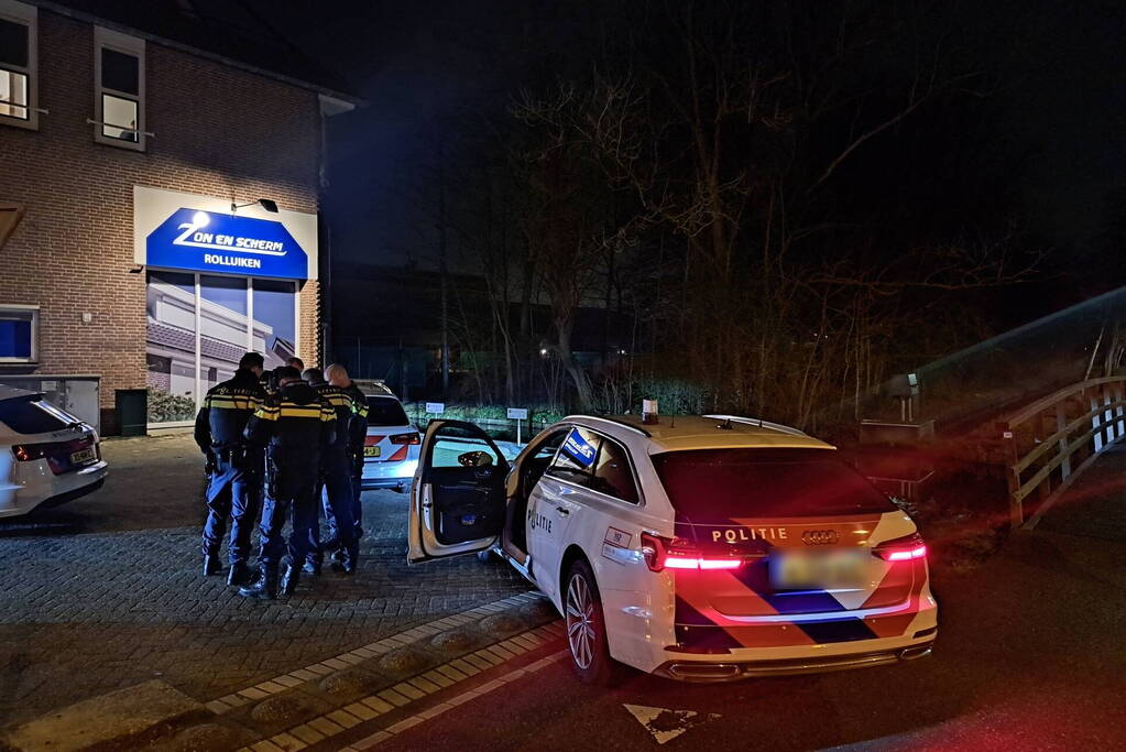 Achtervolging eindigt met botsing