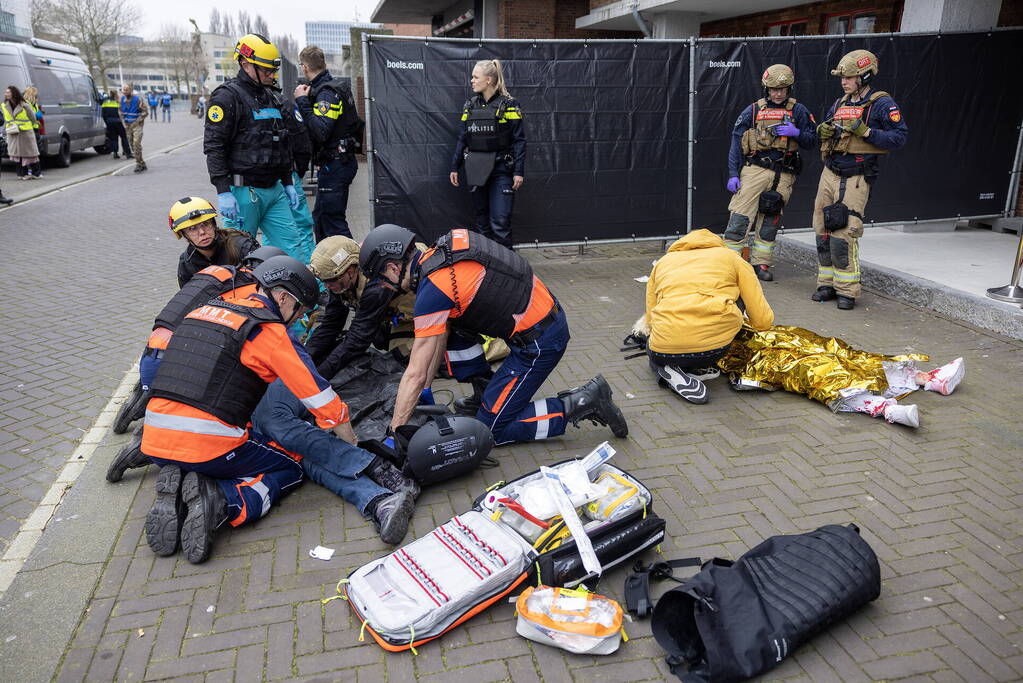 Grote terrorisme-oefening bij het Olympisch