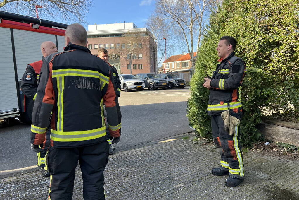 Egel gered bij brand in bosjes