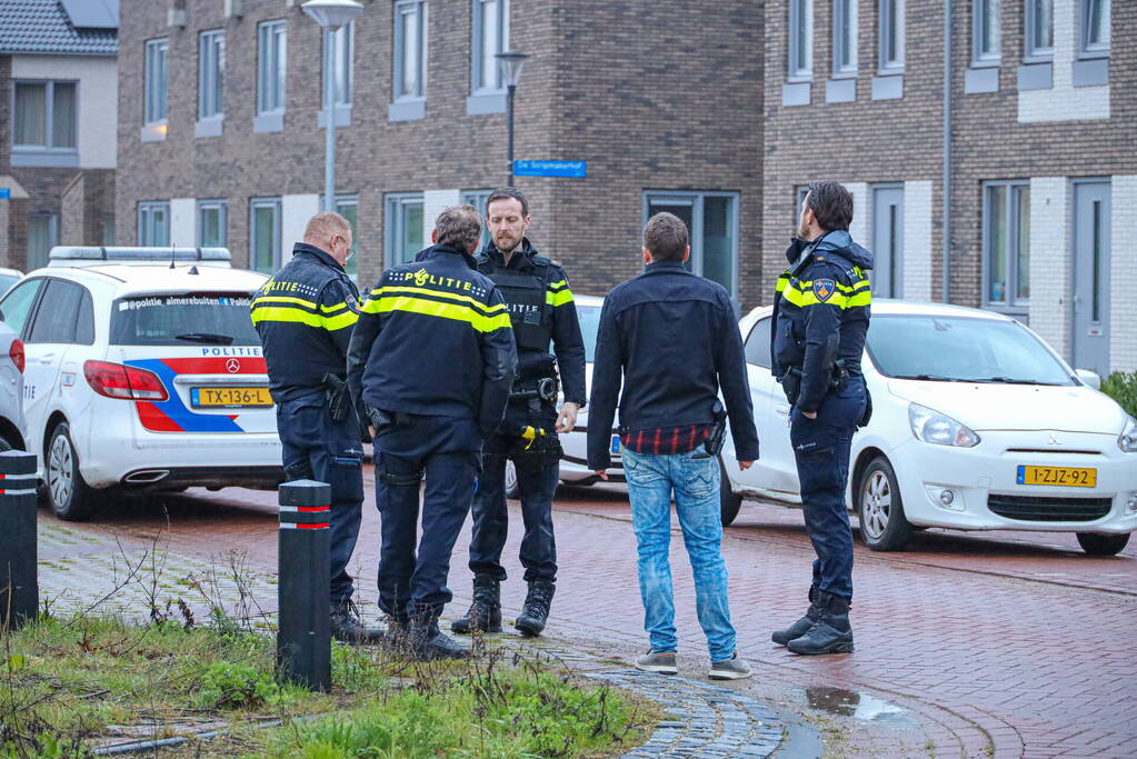 Schoten gelost bij straatroof