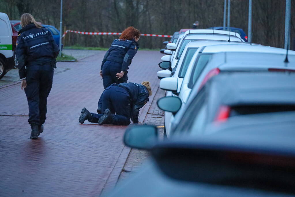 Schoten gelost bij straatroof