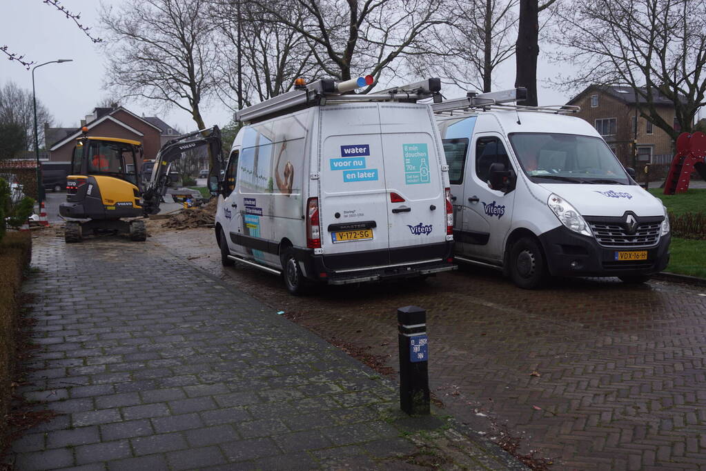 Bewoners zonder water door nachtelijke waterleidingbreuk