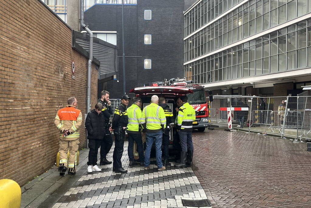 Winkels ontruimd wegens grote waterlekkage