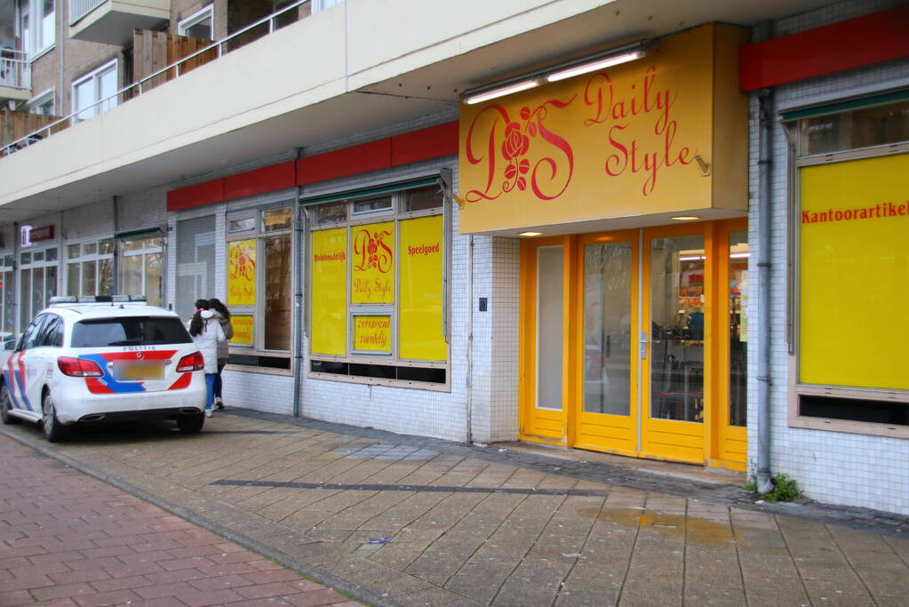 Onderzoek naar overval op winkel
