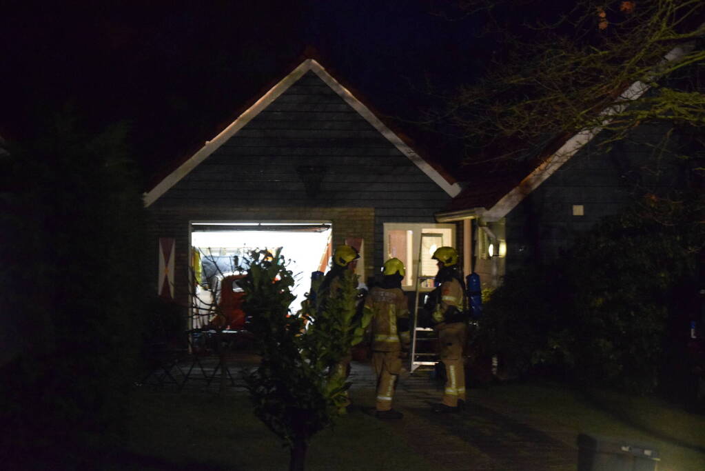 Brand in schoorsteen van vakantievilla