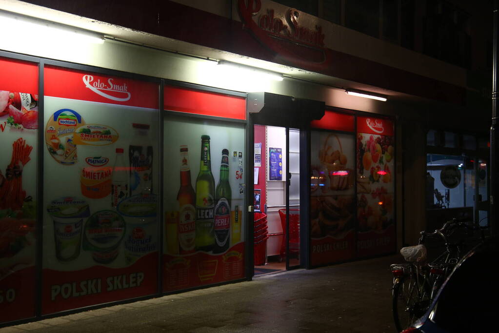 Overval op Poolse supermarkt