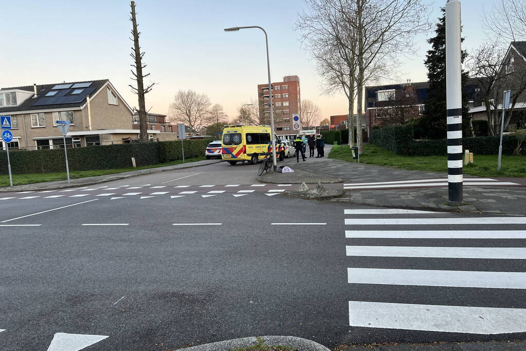 Fietser aangereden bij oversteekplaats