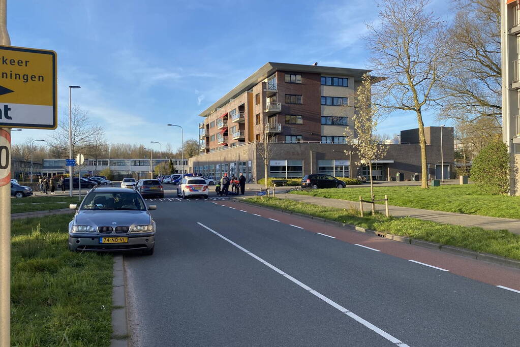 Ongeval tussen personenauto en wielrenner