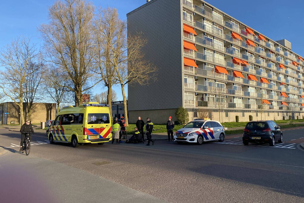 Ongeval tussen personenauto en wielrenner
