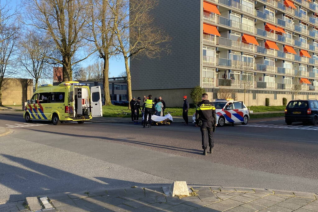 Ongeval tussen personenauto en wielrenner