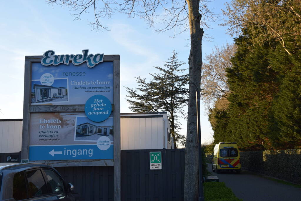 Fietser gewond na val bij park