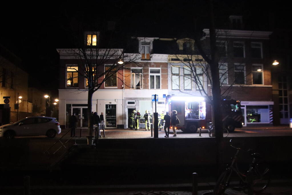 Kleine brand op eerste etage