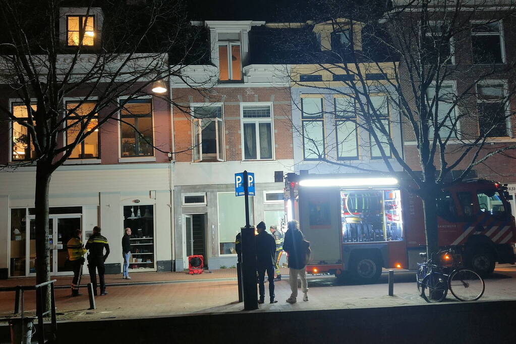 Kleine brand op eerste etage