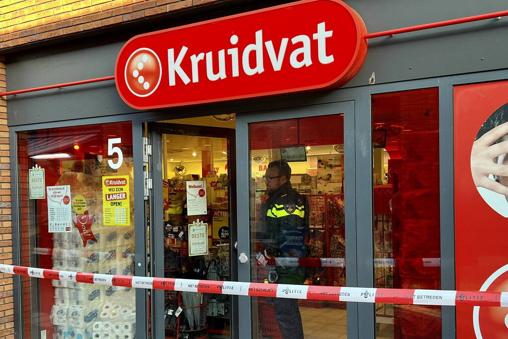 Gewapende overval op Kruidvat-filiaal