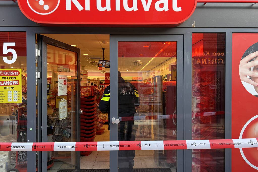 Gewapende overval op Kruidvat-filiaal