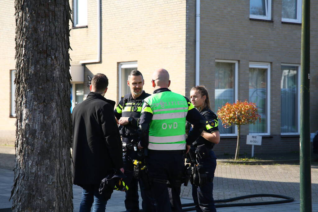 Brand in woning snel geblust