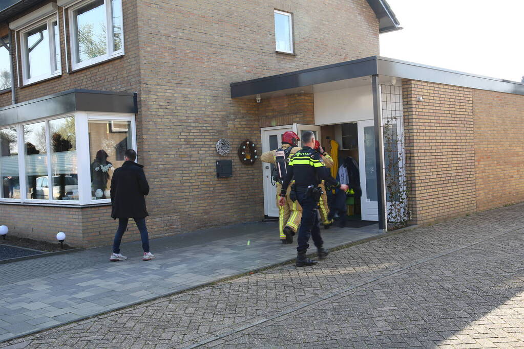 Brand in woning snel geblust