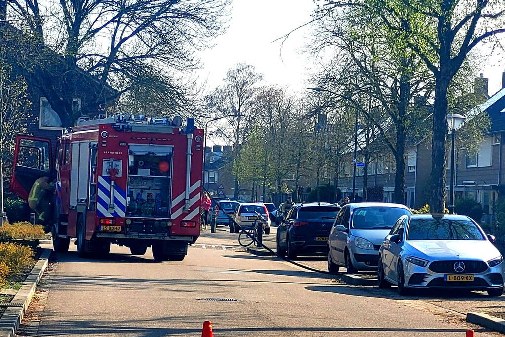 Brand in woning snel geblust