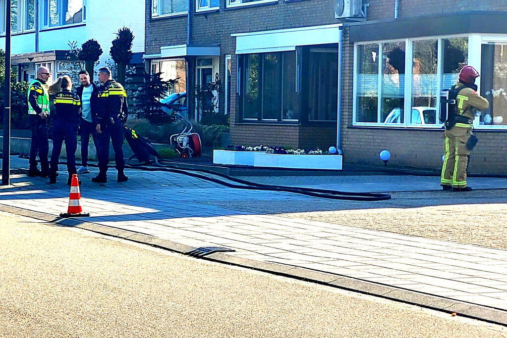 Brand in woning snel geblust