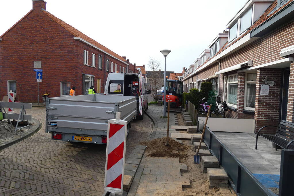 Gaslekkage bij aanleggen van kabels