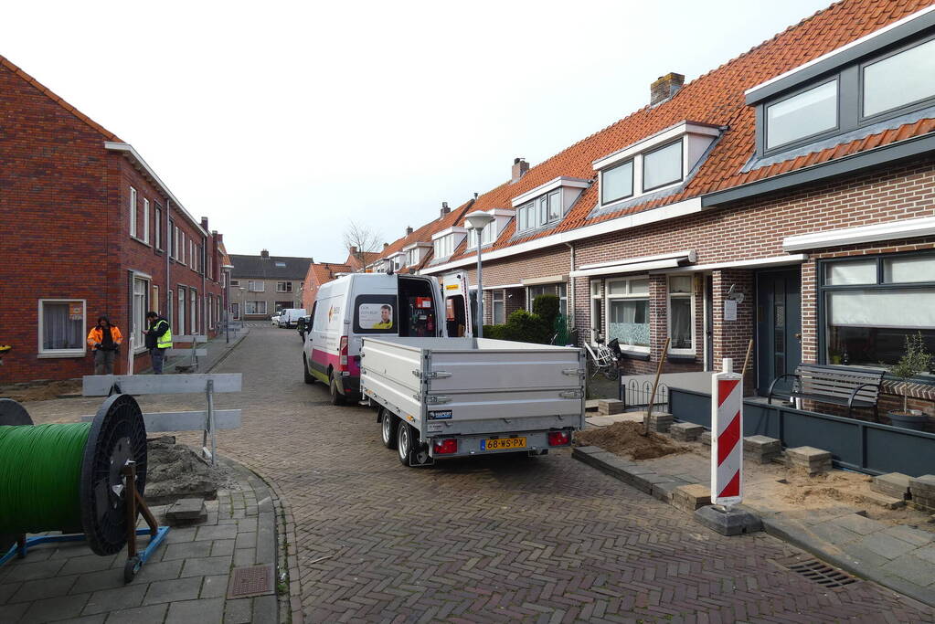 Gaslekkage bij aanleggen van kabels