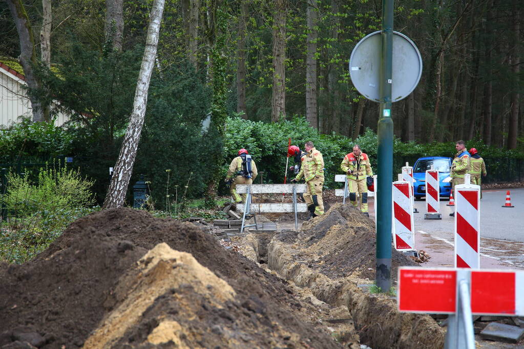Gaslekkage bij werkzaamheden