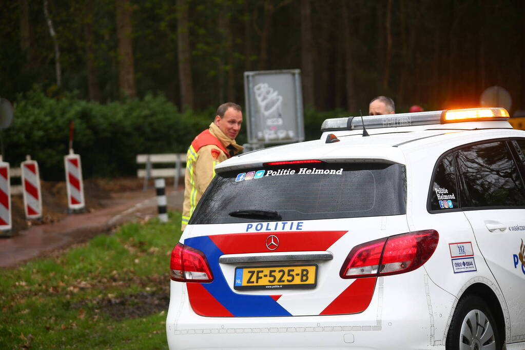 Gaslekkage bij werkzaamheden
